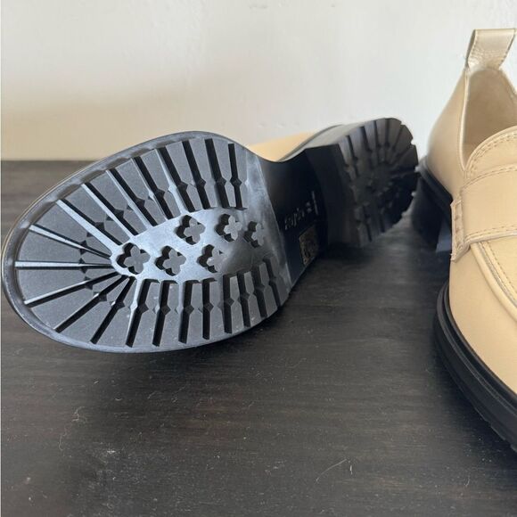 Aeyde Ruth Leather Cream Loafers 38 - Picture 7 of 10